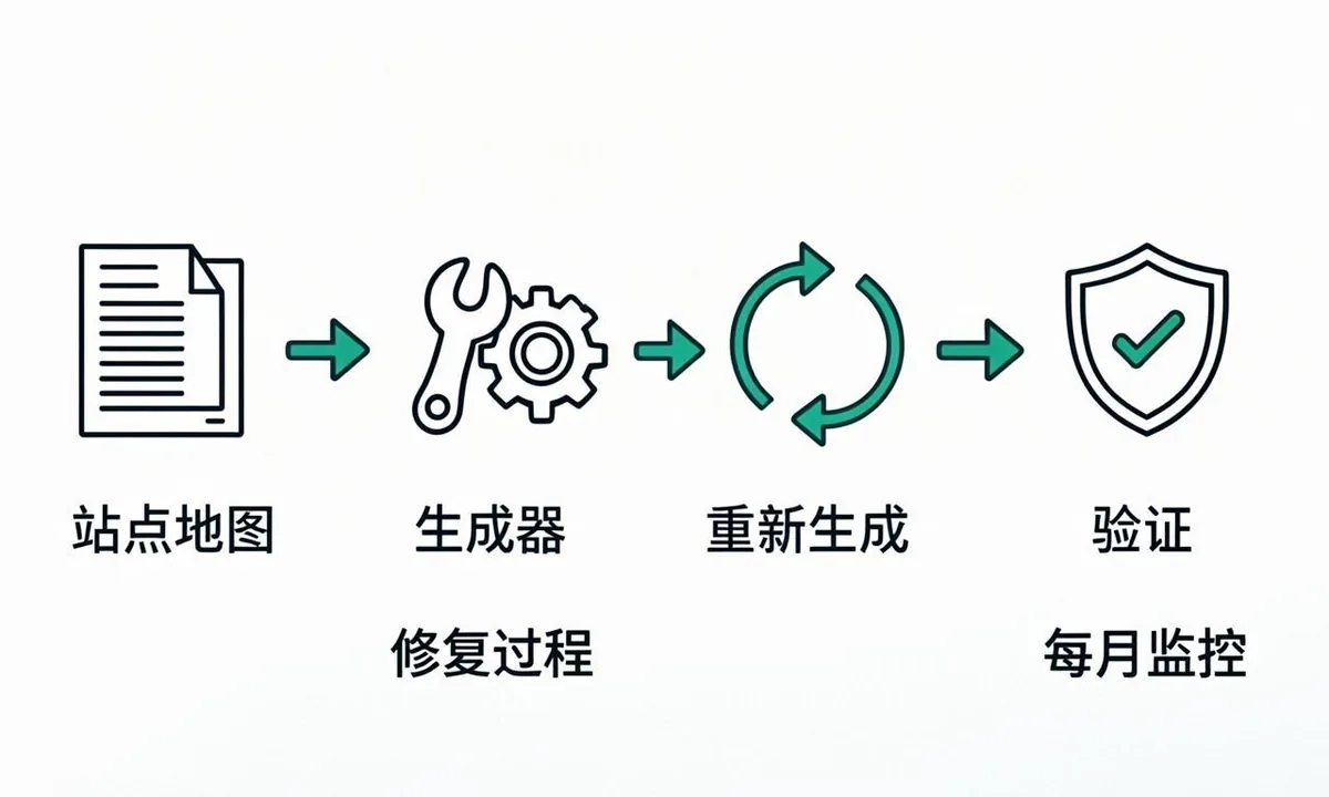 404 in sitemap diagram: 404 in sitemap entries, reading submitted url not, fixing generators in wordpress