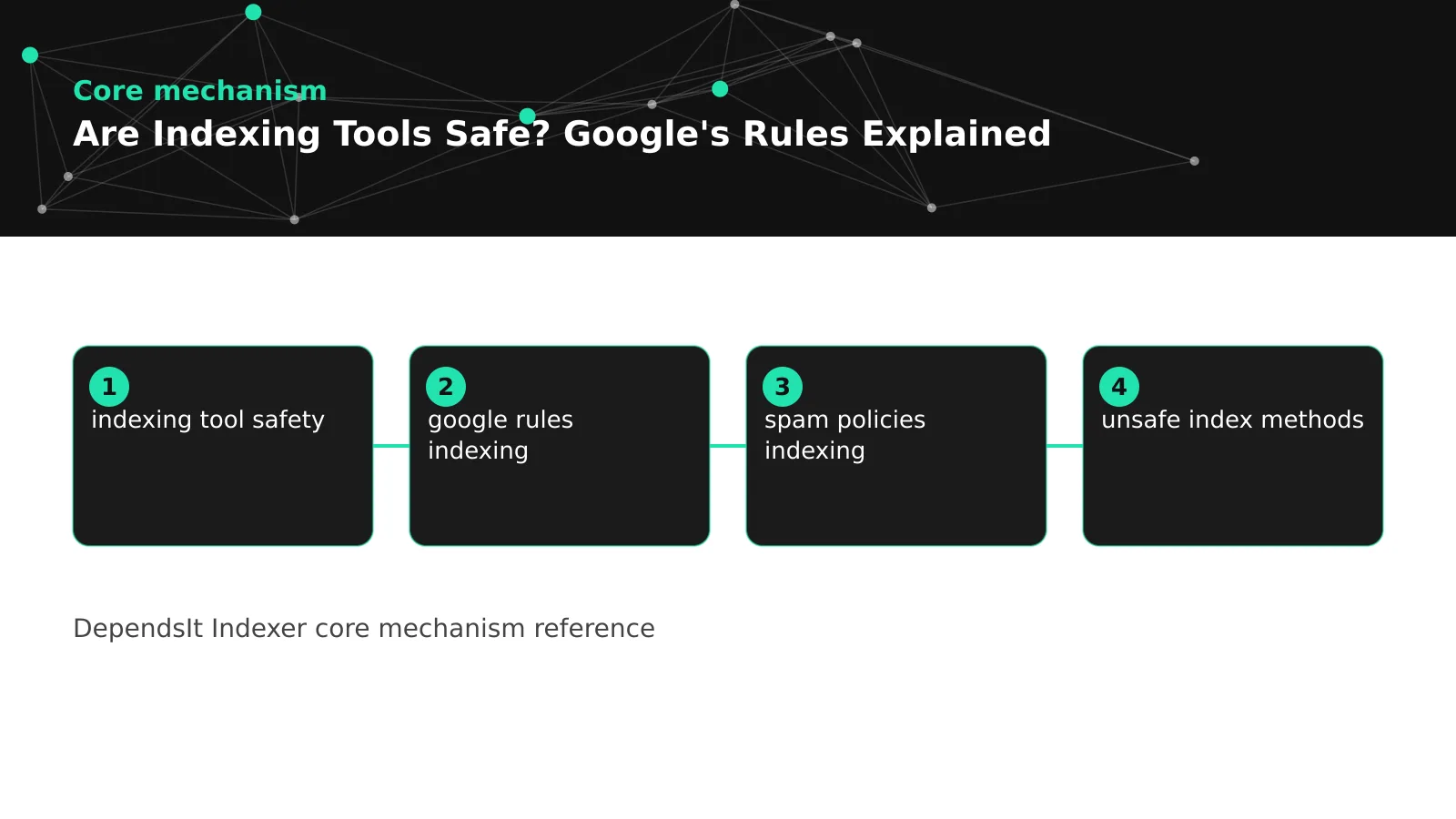 Diagram showing gray area off label api use for are indexing tools safe