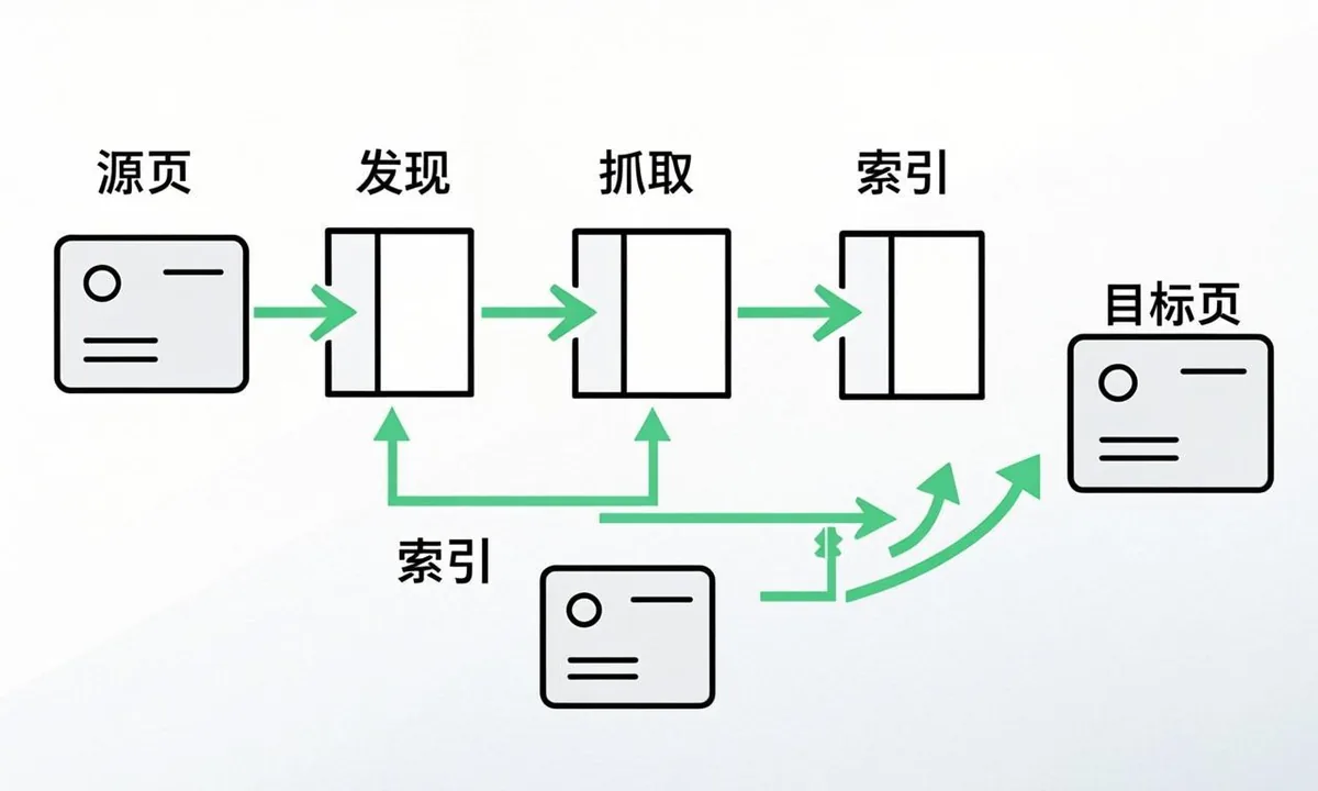Diagram showing do backlinks need to be indexed before passing value